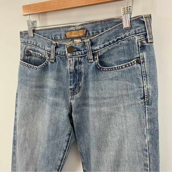 Y2K A&F 4R Madison Low Rise 0981 Flare Jeans Abercrombie & Fitch 4 regular - Picture 4 of 11